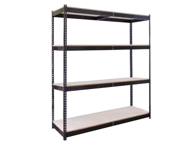 rivet shelving